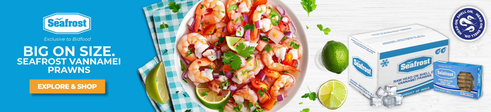 -Seafrost - Big on Size- Seafrost Vannamei Prawns - Shop Now!